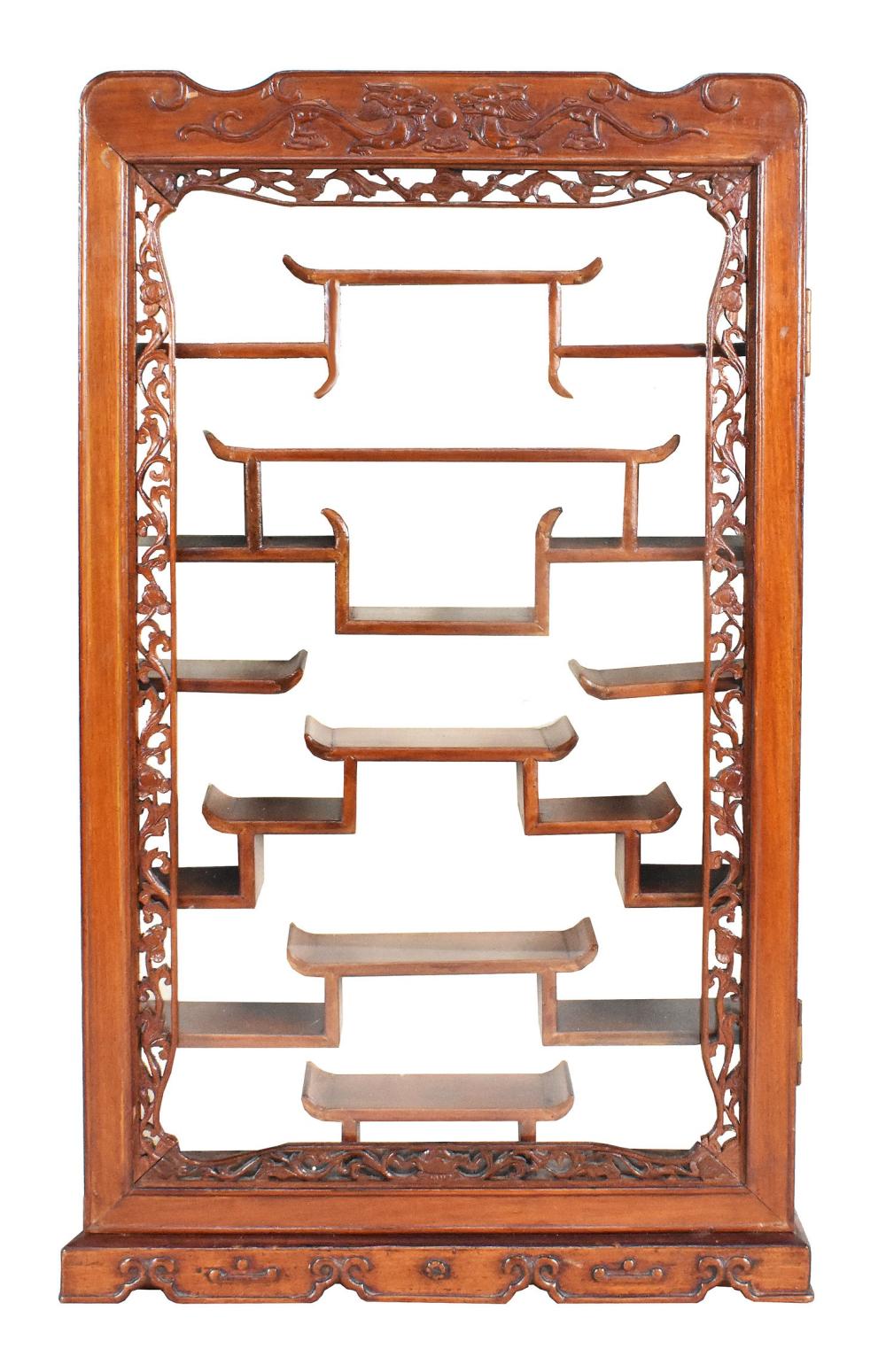 CHINESE HARDWOOD HANGING DISPLAY