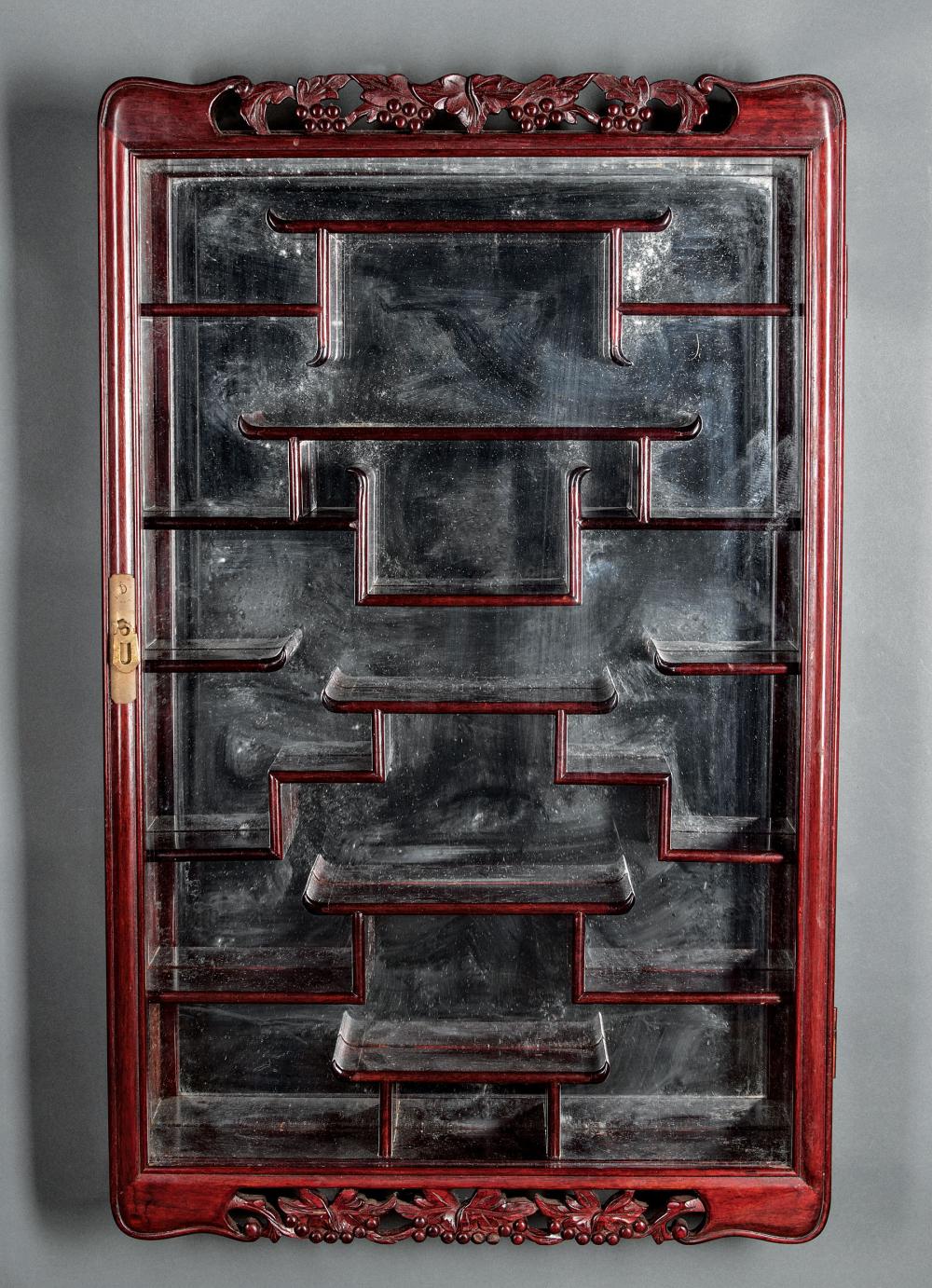 CHINESE HARDWOOD HANGING DISPLAY