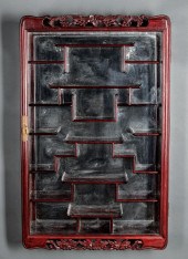 CHINESE HARDWOOD HANGING DISPL
