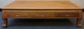 CHINESE HARDWOOD LOW TABLE, 16