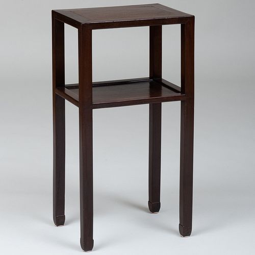 CHINESE HARDWOOD PEDESTAL TABLE31 x