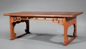 CHINESE HARDWOOD RECESSED-LEG