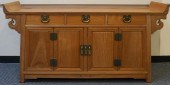 CHINESE HARDWOOD SIDEBOARD, 36