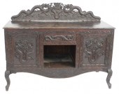 CHINESE HARDWOOD SIDEBOARD, WI