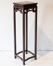 CHINESE HARDWOOD SQUARE FORM P