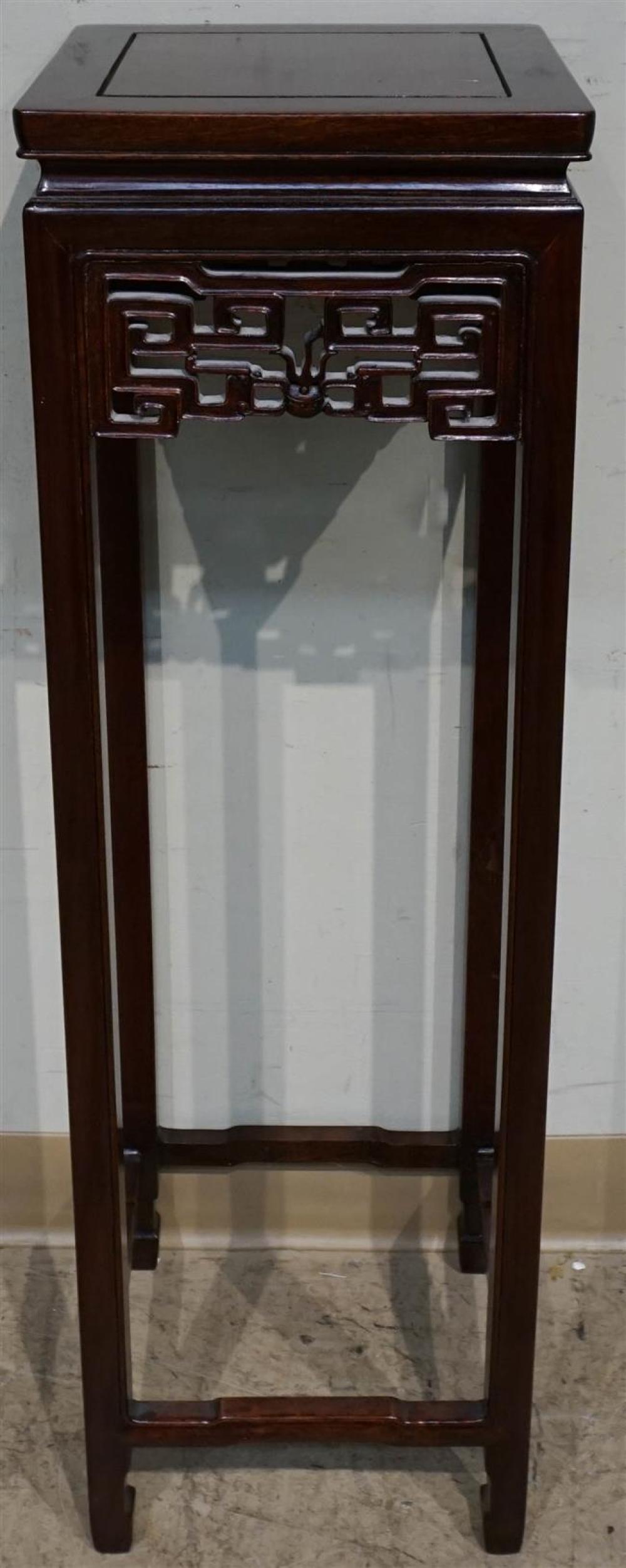 CHINESE HARDWOOD STAND, H: 36;