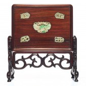 CHINESE HARDWOOD TABLE SCREEN