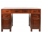 CHINESE HARDWOOD THREE-PART PE