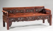 CHINESE HARDWOOD THREE RAIL HA