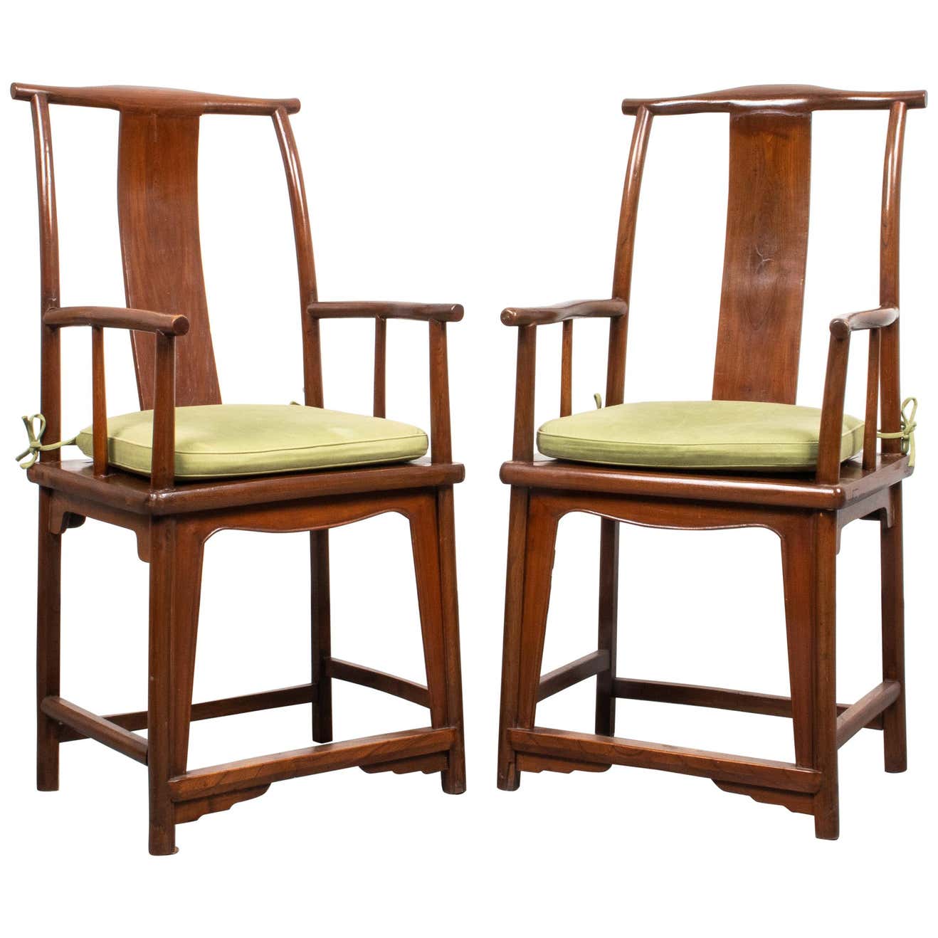 CHINESE HARDWOOD YOKE BACK