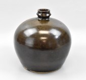 CHINESE HENAN BLACK GLAZED JAR