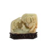 CHINESE HETIAN JADE GROTTO ON