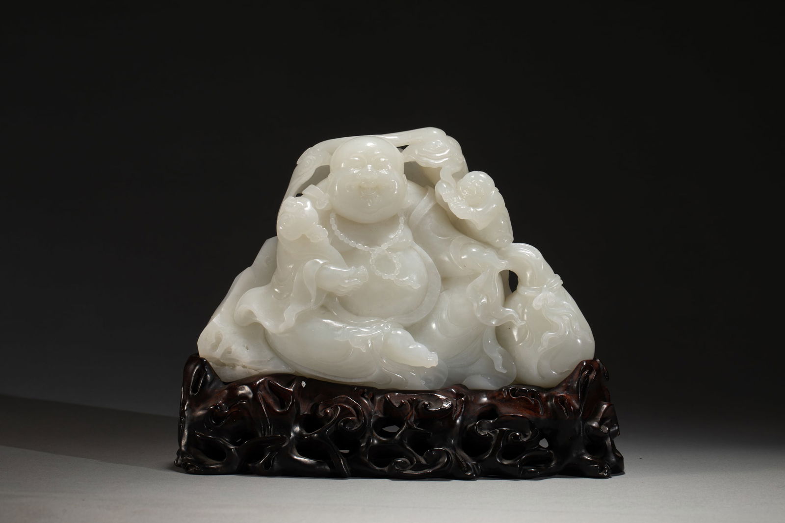 CHINESE HETIAN JADE LAUGHING