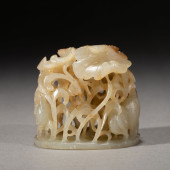 CHINESE HETIAN JADE OPEN-WORKS