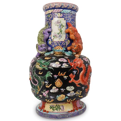 CHINESE HIGH RELIEF FIGURAL