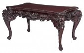 CHINESE HIGHLY CARVED HARDWOOD