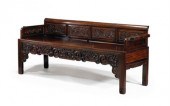 Chinese hongmu bench    19th c