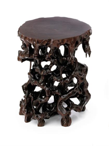 Chinese Hongmu reticulated stand 