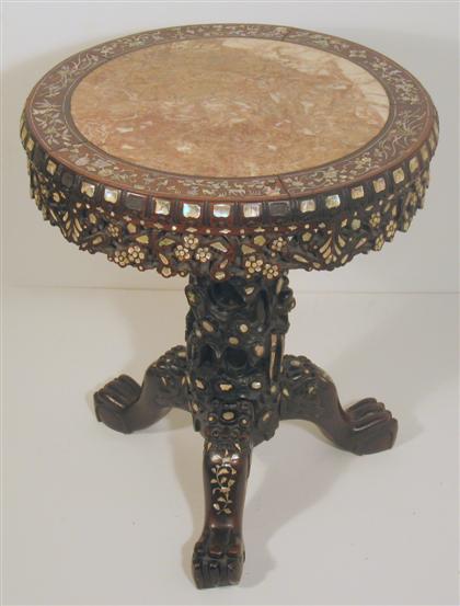 Chinese hongmu round table   