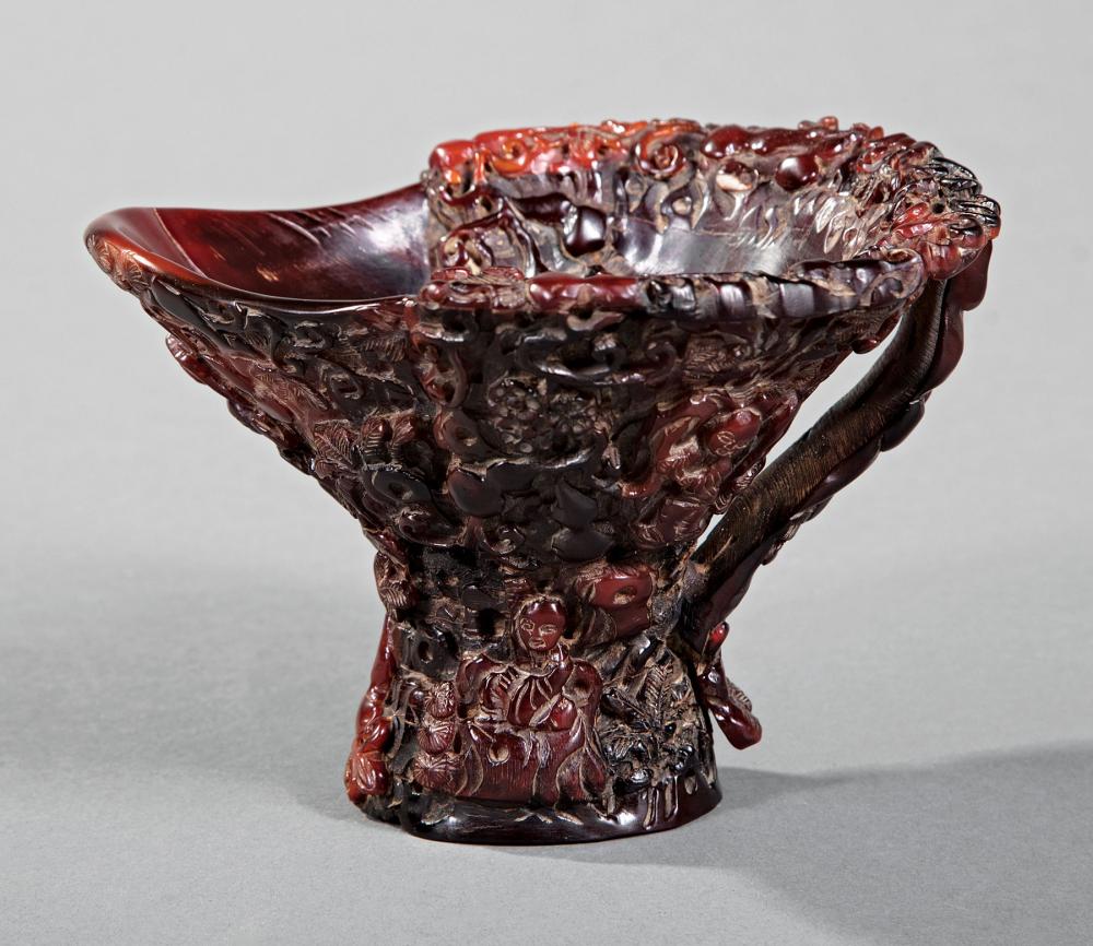 CHINESE HORN LIBATION CUPChinese