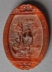 Chinese Horn Placque with Kyli