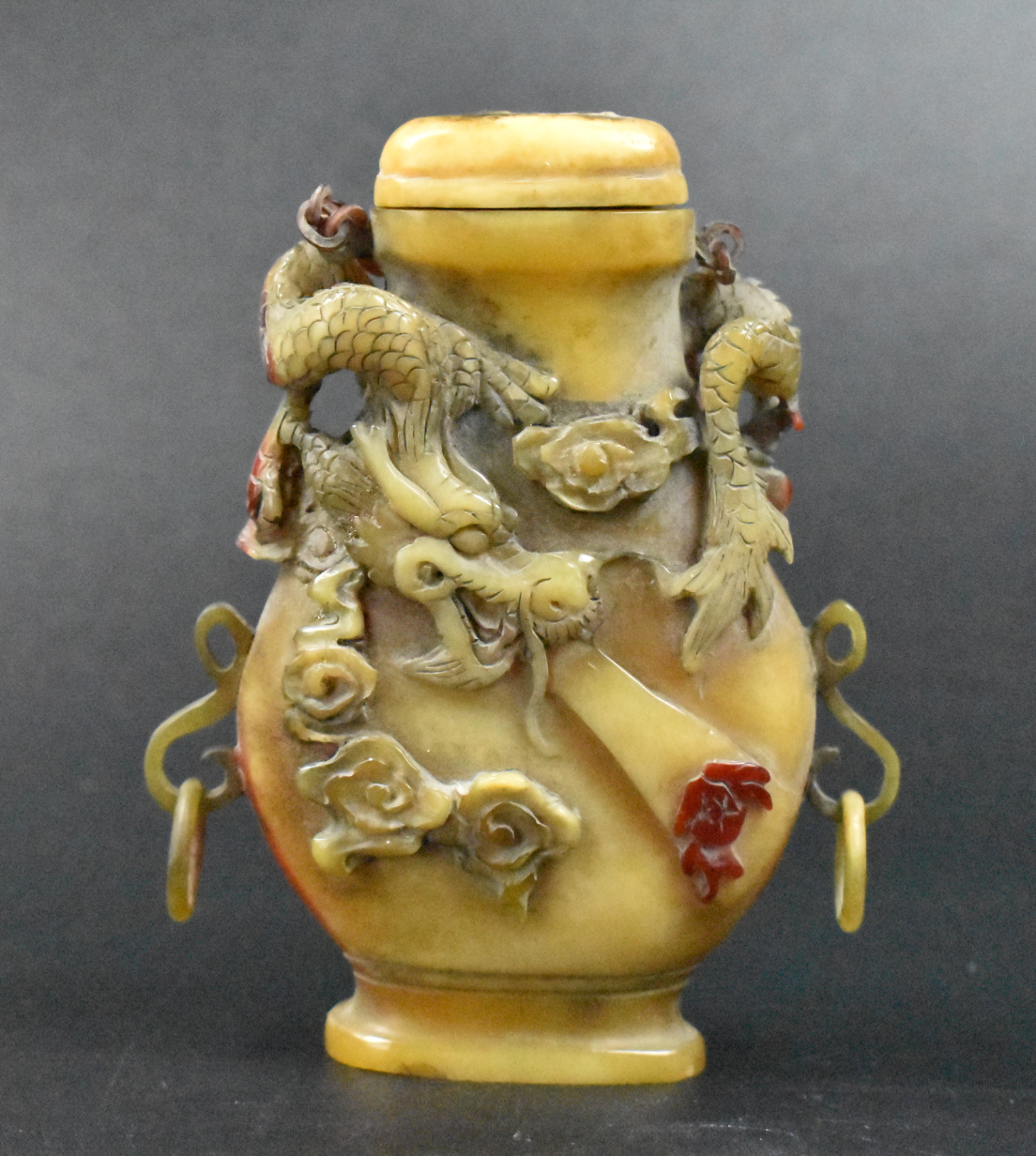 CHINESE HORNBILL CARVED SNUFF