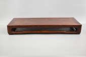 CHINESE HUALI WOOD CARVED KANG