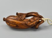 CHINESE HUALI WOOD PENDANT CAR