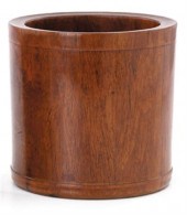 Chinese hualimu brush pot  lat