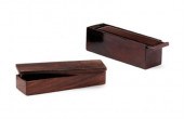 Chinese Huanghuali box and a H