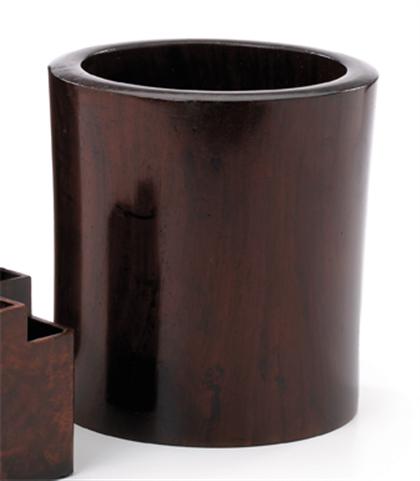 Chinese huanghuali brush pot,