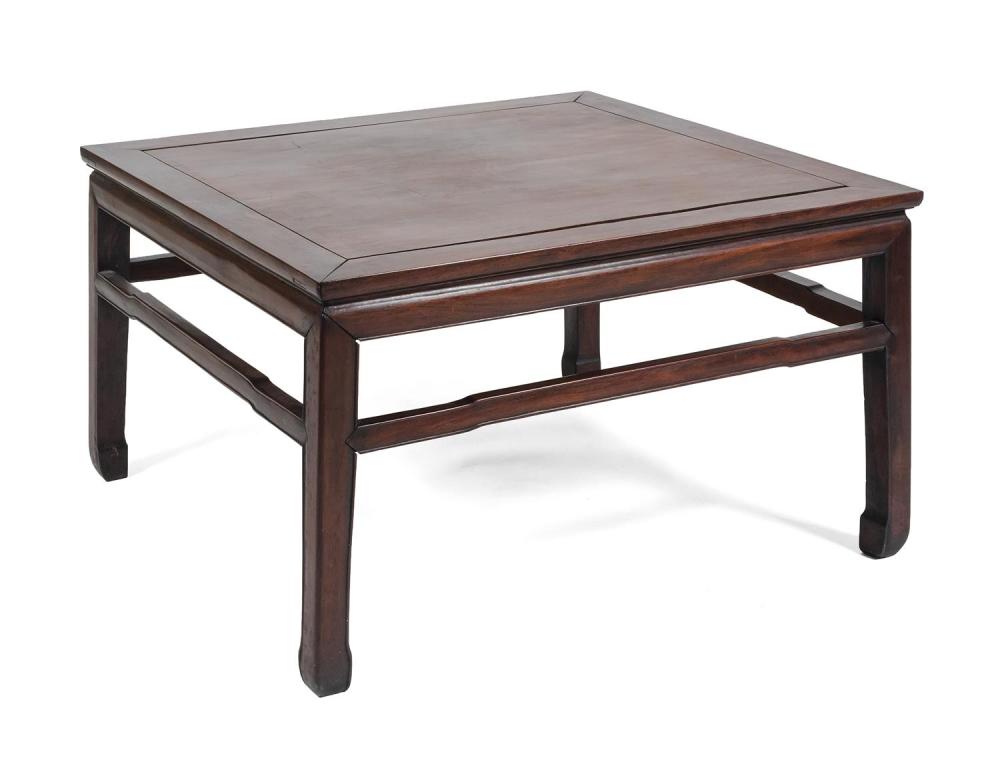 CHINESE HUANGHUALI LOW SQUARE TABLE