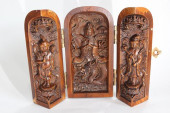 CHINESE HUANGYANG WOOD CARVED