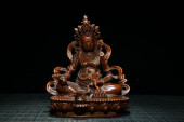 CHINESE HUANGYANG WOOD CARVED