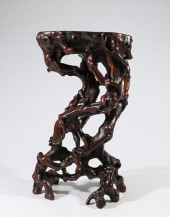 CHINESE HUANGYANG WOOD CARVED