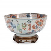 CHINESE IMARI BOWL ON STAND Ch