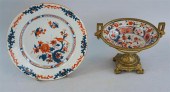 CHINESE IMARI DISH AND GILT-BR