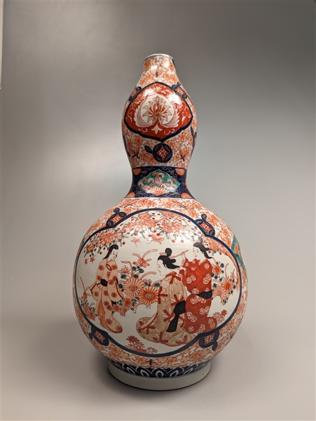 Chinese Imari porcelain double