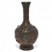 CHINESE IMITATION BRONZE GLAZE