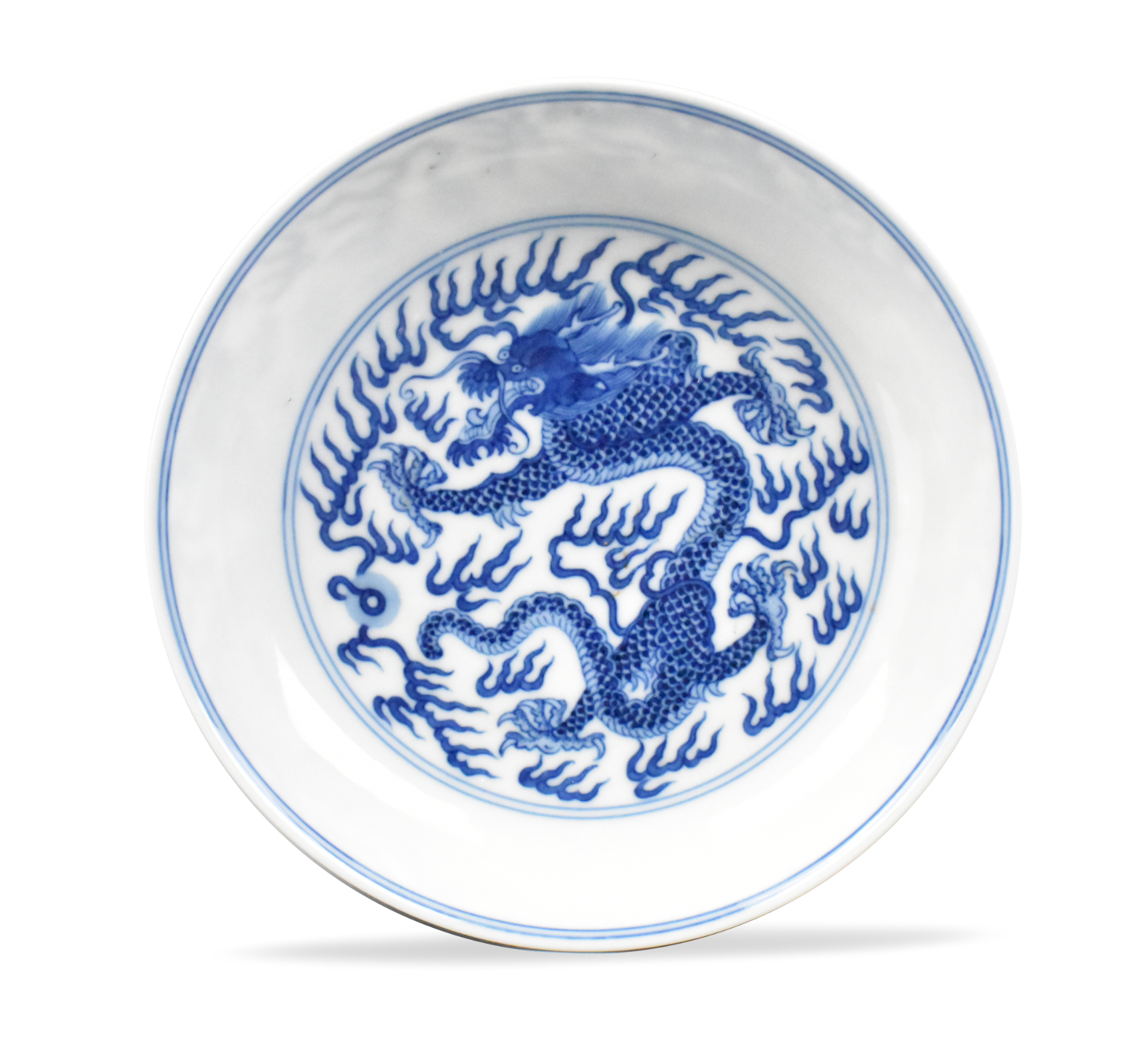 CHINESE IMPERIAL B & W DRAGON
