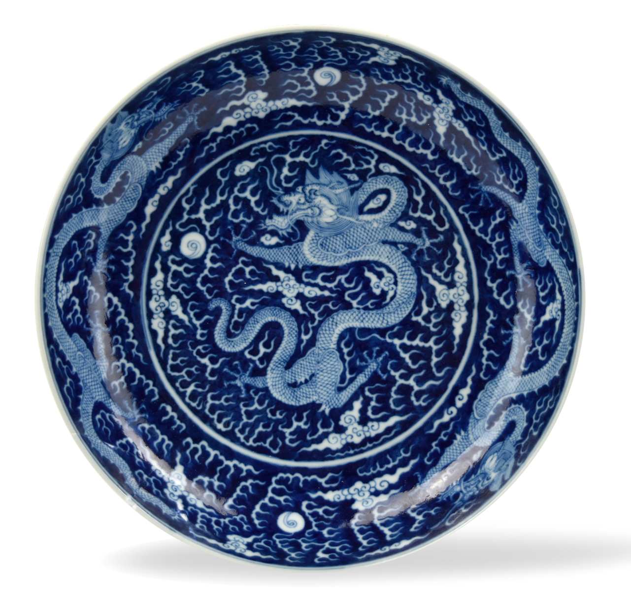 CHINESE IMPERIAL BLUE & WHITE