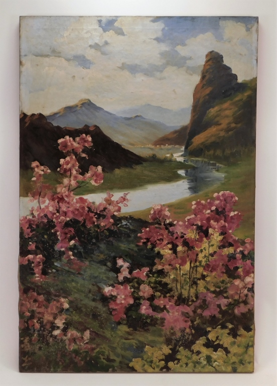 CHINESE IMPRESSIONIST LANDSCAPE