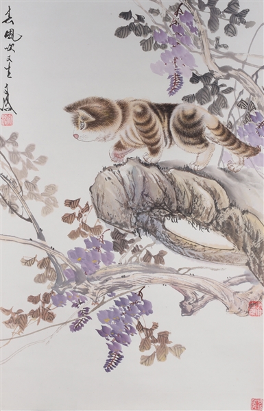 Chinese ink and color on paper