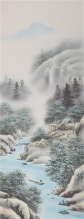 Chinese ink and color on paper