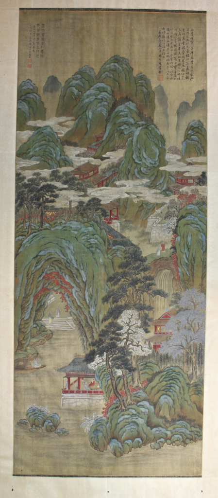 CHINESE INK AND COLOR PAINTING QING