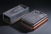 CHINESE INKSTONE 19th century.