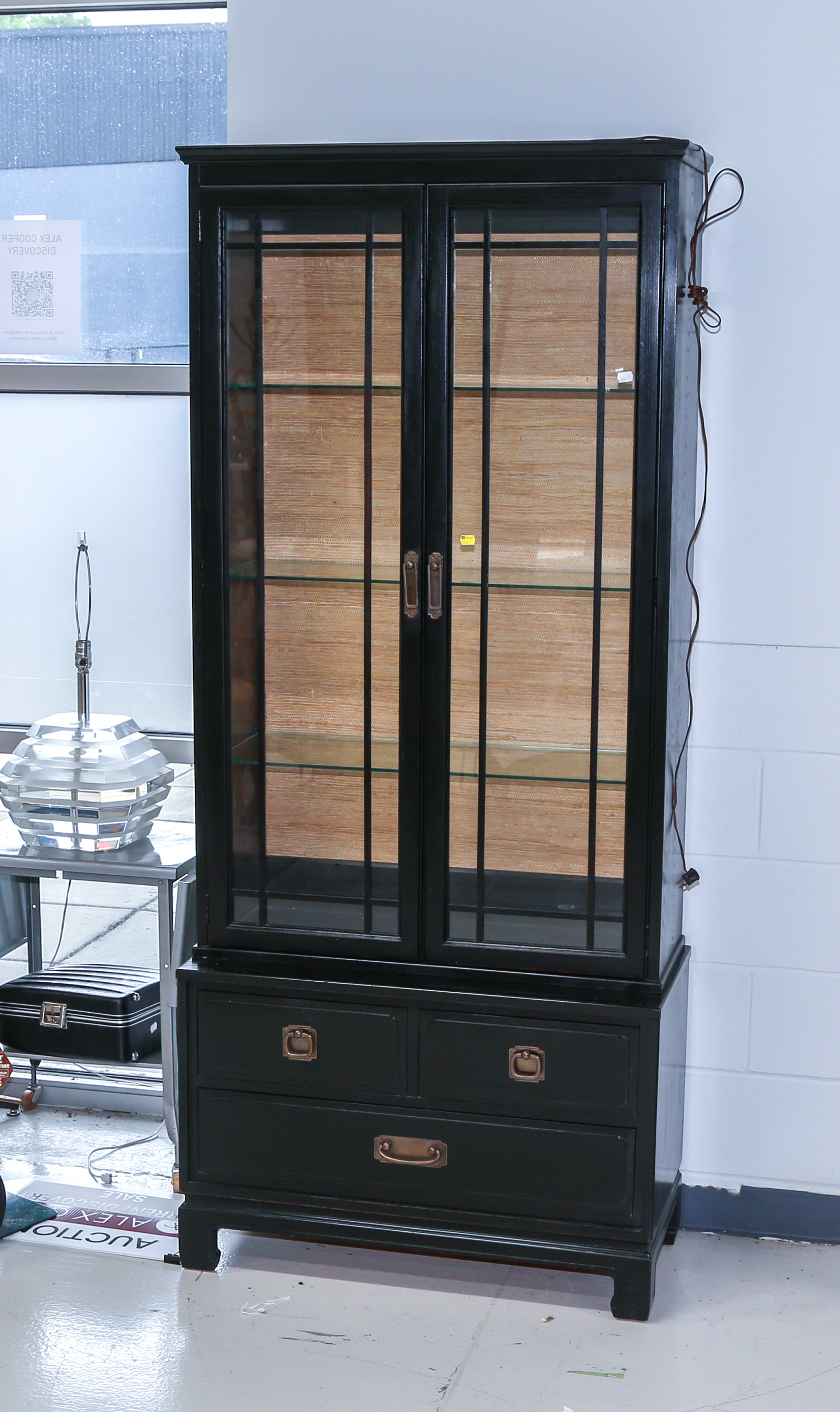 CHINESE-INSPIRED PAINTED OAK