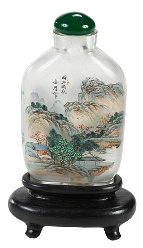 CHINESE INTERIOR PAINTED SNUFF