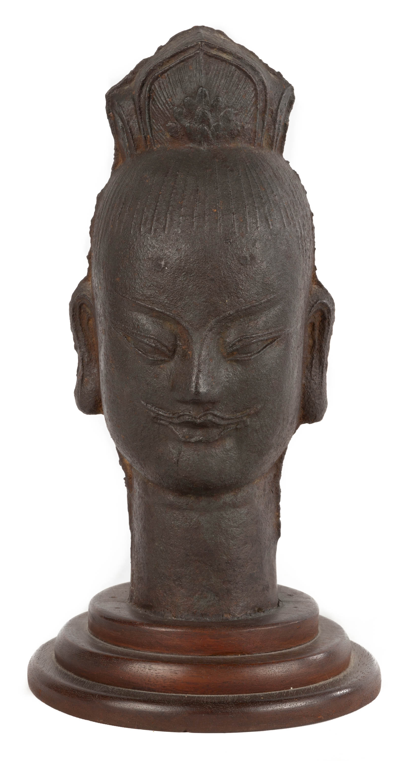 CHINESE IRON HEAD OF A