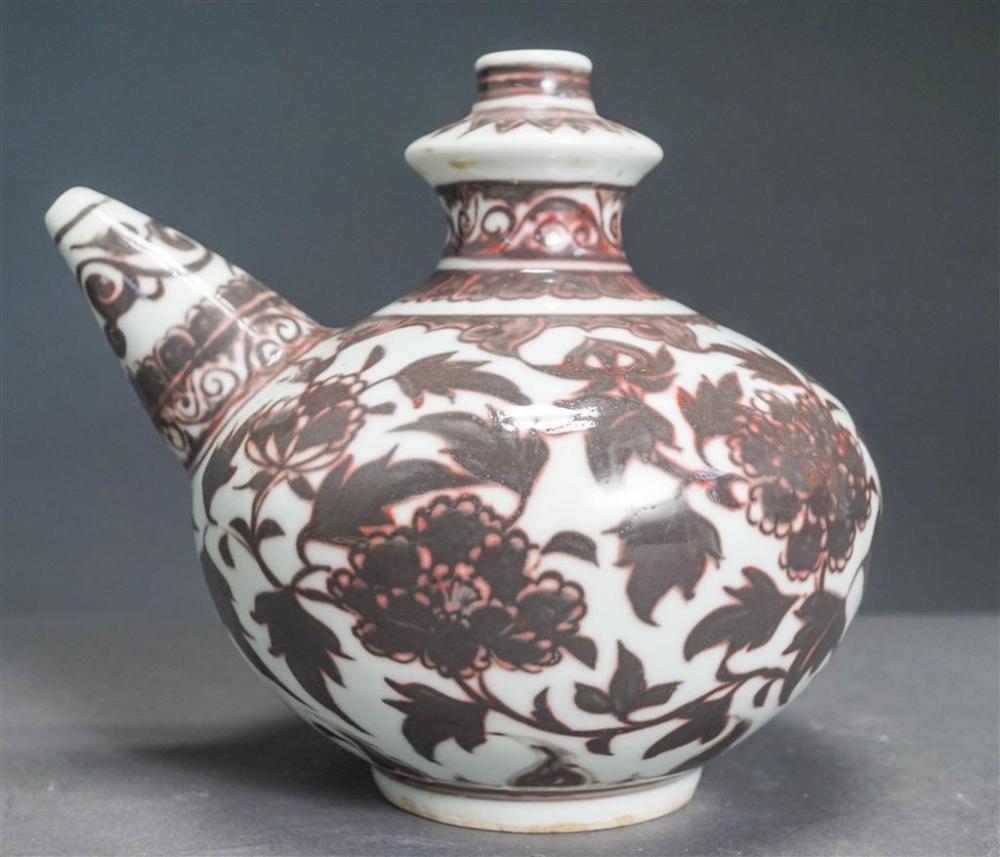 CHINESE IRON-RED GLAZED